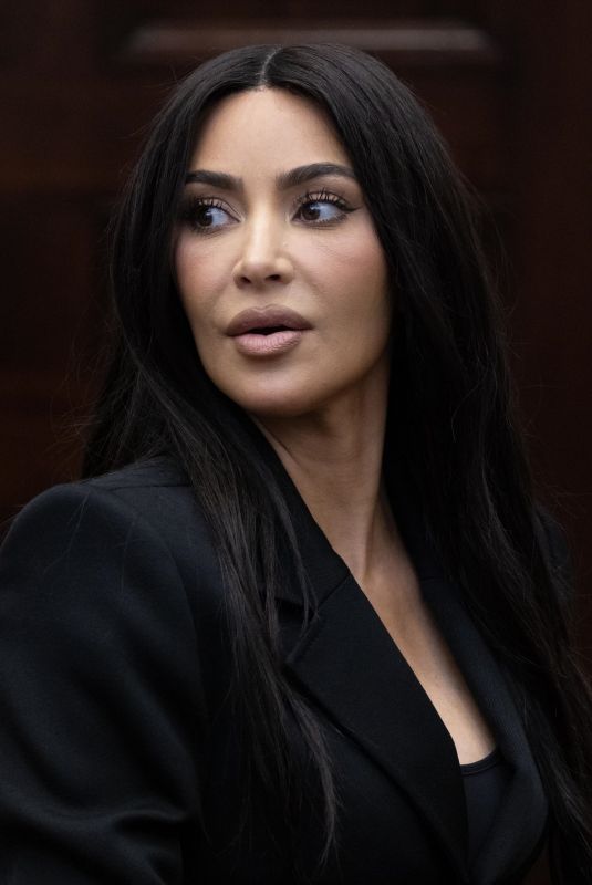 KIM KARDASHIAN Joins Kamala Harris to Discuss Criminal Justice Reform 04/25/2024