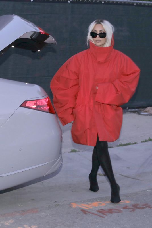 KIM KARDASHIAN Out for Dinner in Malibu 04/26/2024