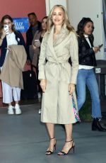 KIM RAVER Leaves Live with Kelly and Mark in New York 04/22/2024
