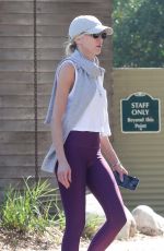 KIMBERLY STEWART Out Hiking with a Friend at TreePeople Park in Beverly Hills 04/21/2024