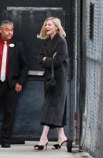 KIRSTEN DUNST Arrives at Jimmy Jimmel Live! in Los Angeles 04/04/2024