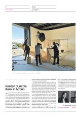 KIRSTEN DUNST in Variety Magazine, April 2024