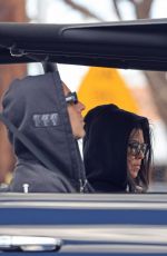KOURTNEY KARDASHIAN and Travis Barker Out Driving in K5 Chevy Blazer in Calabasas 04/26/2024