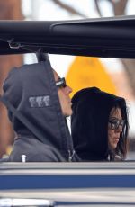 KOURTNEY KARDASHIAN and Travis Barker Out Driving in K5 Chevy Blazer in Calabasas 04/26/2024