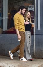 KRISTEN BELL and Adam Brody Filming for Erin Foster Comedy Series in Los Feliz 04/23/2024