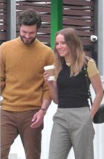 KRISTEN BELL and Adam Brody Filming for Erin Foster Comedy Series in Los Feliz 04/23/2024