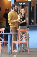 KRISTEN BELL and Adam Brody Filming for Erin Foster Comedy Series in Los Feliz 04/23/2024