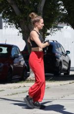 KRISTEN BELL Out and About in Los Angeles 04/19/2024