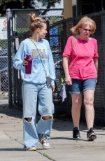 KRISTEN BELL Out with Her Mother in Los Angeles 04/21/2024