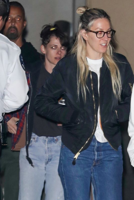KRISTEN STEWART and DYLNA MEYER Leaves The Grove Mall in Los Angeles 04/12/2024