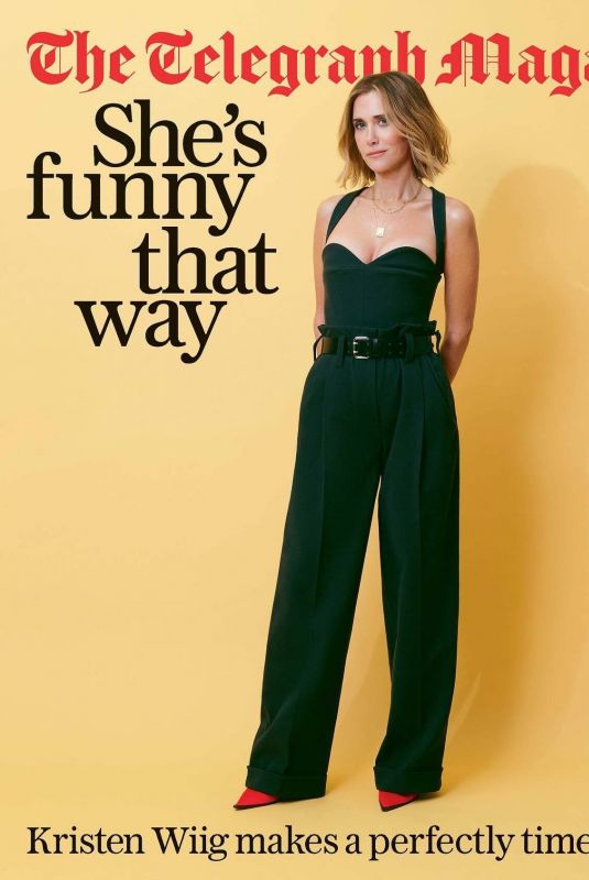 KRISTEN WIIG for The Telegraph Magazine, April 2024