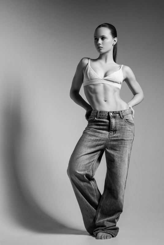 KRISTINA SHMIDT at a Photoshoot, April 2024