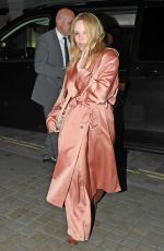 KYLIE MINOGUE Arrives at Chiltern Firehouse in London 04/10/2024