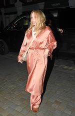 KYLIE MINOGUE Arrives at Chiltern Firehouse in London 04/10/2024