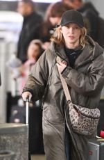 KYLIE MINOGUE Arrives at JFK Airport in New York 04/25/2024