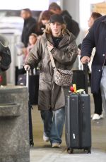 KYLIE MINOGUE Arrives at JFK Airport in New York 04/25/2024
