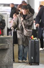 KYLIE MINOGUE Arrives at JFK Airport in New York 04/25/2024