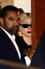 LADY GAGA and Michael Polansky on a Dinner Date at Nobu in Malibu 04/28/2024