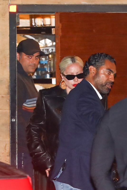 LADY GAGA and Michael Polansky on a Dinner Date at Nobu in Malibu 04/28/2024