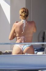 LARSA PIPPEN in Bikini at a Superyacht with Friends in Miami Beach 03/31/2024