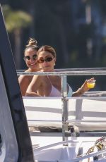 LARSA PIPPEN in Bikini at a Superyacht with Friends in Miami Beach 03/31/2024