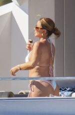 LARSA PIPPEN in Bikini at a Superyacht with Friends in Miami Beach 03/31/2024