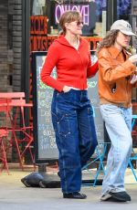 LAURA DERN Out with a Friend in New York 04/22/2024