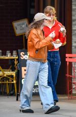 LAURA DERN Out with a Friend in New York 04/22/2024