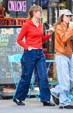 LAURA DERN Out with a Friend in New York 04/22/2024