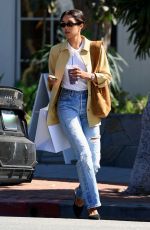 LAURA HARRIER Out on Melrose Place in Los Angeles 04/09/2024