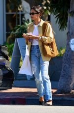 LAURA HARRIER Out on Melrose Place in Los Angeles 04/09/2024