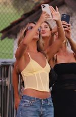 LAUREN DUNN and SARA MESA Arrive at Electric Island at Cottesloe Beach in Perth 04/06/2024