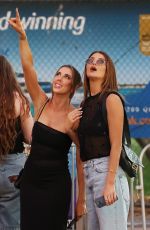 LAUREN DUNN and SARA MESA Arrive at Electric Island at Cottesloe Beach in Perth 04/06/2024