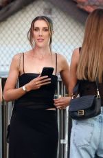 LAUREN DUNN and SARA MESA Arrive at Electric Island at Cottesloe Beach in Perth 04/06/2024