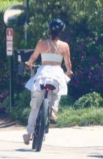 LAUREN SILVERMAN on a Bike Ride in Malibu 04/03/2024