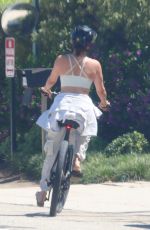 LAUREN SILVERMAN on a Bike Ride in Malibu 04/03/2024