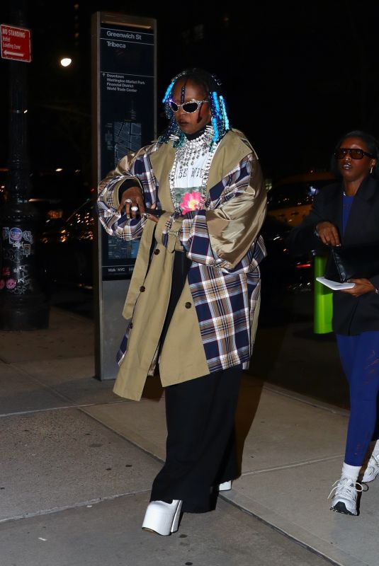 LAURYN HILL Arrives at Greenwich Hotel in New York 04/17/2024