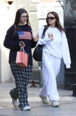 LENI KLUM Out Shopping with a Friend in New York 04/26/2024