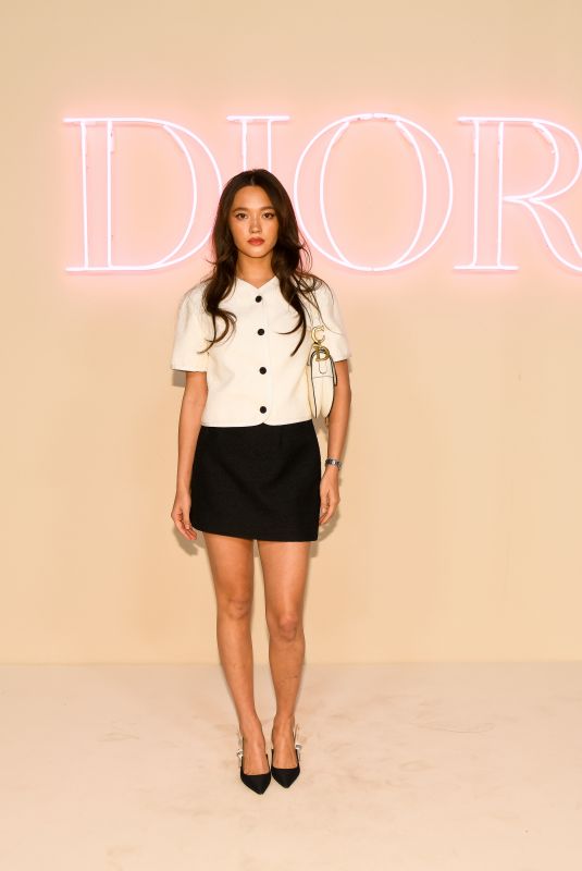 LILY CHEE at Dior Fashion Show at Brooklyn Museum in New York 04/15/2024