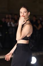 LILY JAMES at Dolce & Gabbana 40th Anniversary Party in Milan 04/06/2024