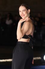 LILY JAMES at Dolce & Gabbana 40th Anniversary Party in Milan 04/06/2024