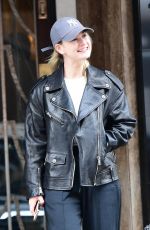 LILY JAMES Checks Out of Her Hotel in London 04/06/2024