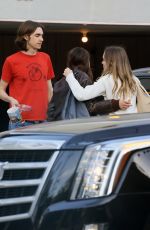 LILY-ROSE DEPP Out with Friends in Los Angeles 04/15/2024