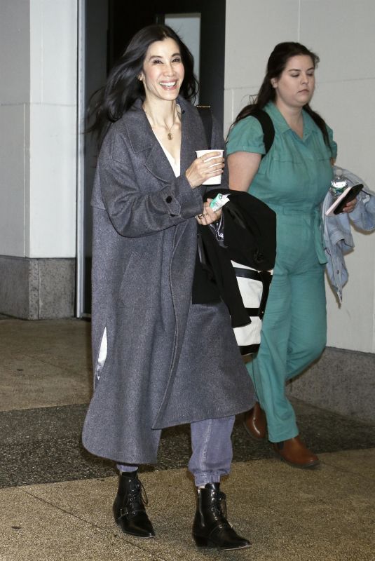 LISA LING Arrives at CBS Mornings in New York 04/25/2024