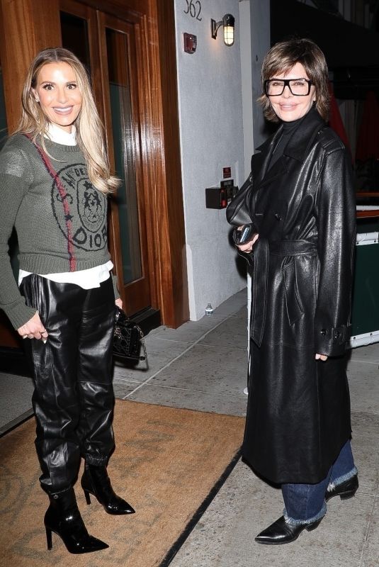 LISA RINNA and DORIT KEMSLEY on a Dinner Date at Cipriani in Beverly Hills 04/02/2024