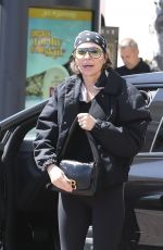 LISA RINNA Out Shopping at Grove in Los Angeles 04/01/2024