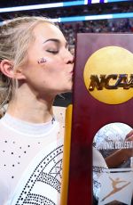 LIVVY DUNNE at 2024 NCAA Gymnastics Championship in Fort Worth 04/20/2024