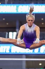 LIVVY DUNNE at 2024 NCAA Gymnastics Championship in Fort Worth 04/20/2024