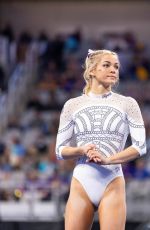 LIVVY DUNNE at 2024 NCAA Gymnastics Championship in Fort Worth 04/20/2024