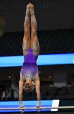 LIVVY DUNNE at 2024 NCAA Gymnastics Championship in Fort Worth 04/20/2024
